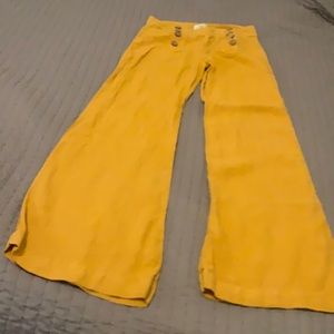 Super awesome linen pant from Anthropologie